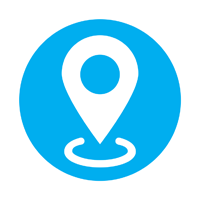 icon location blue